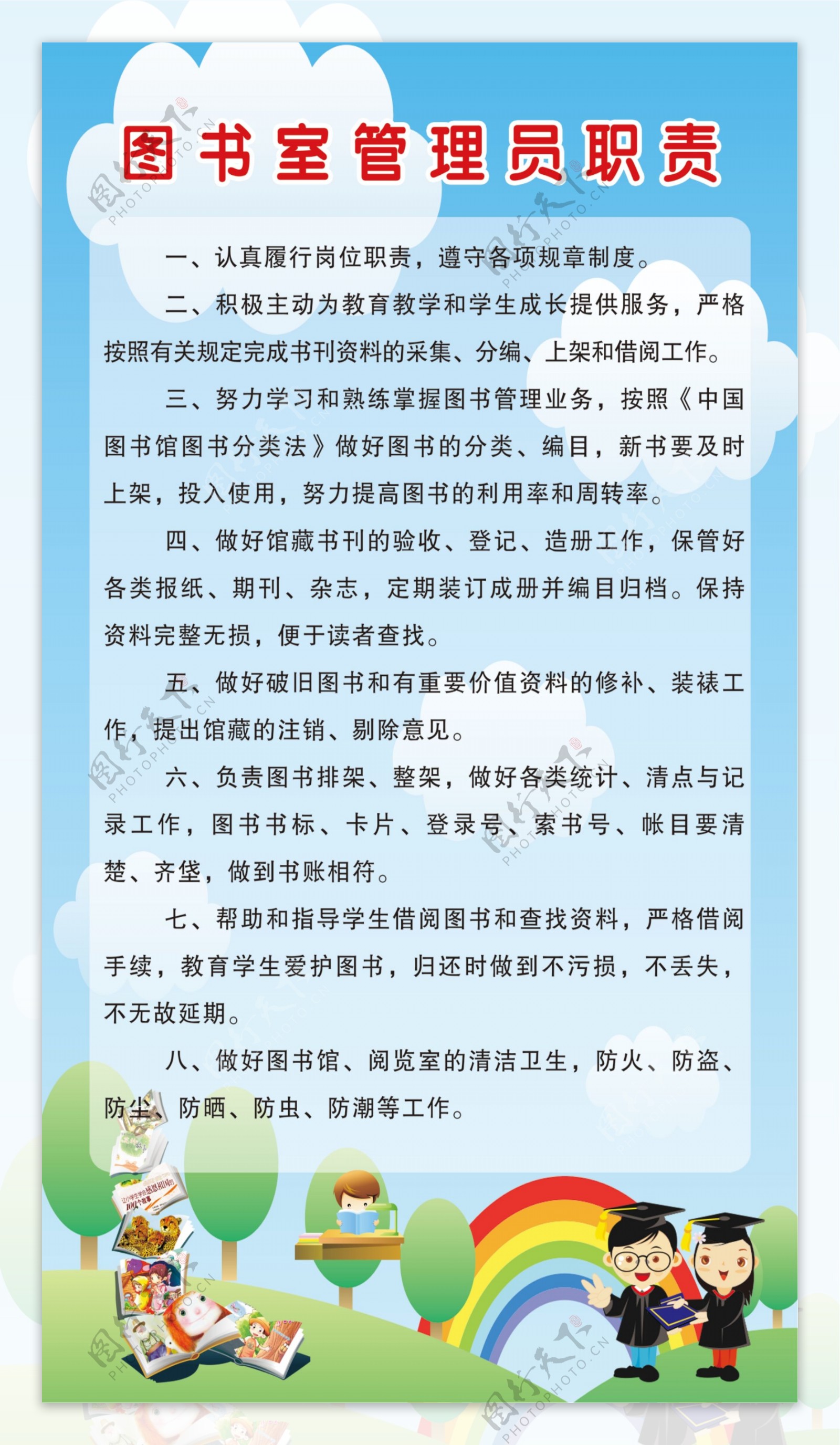 图书室管理员职责