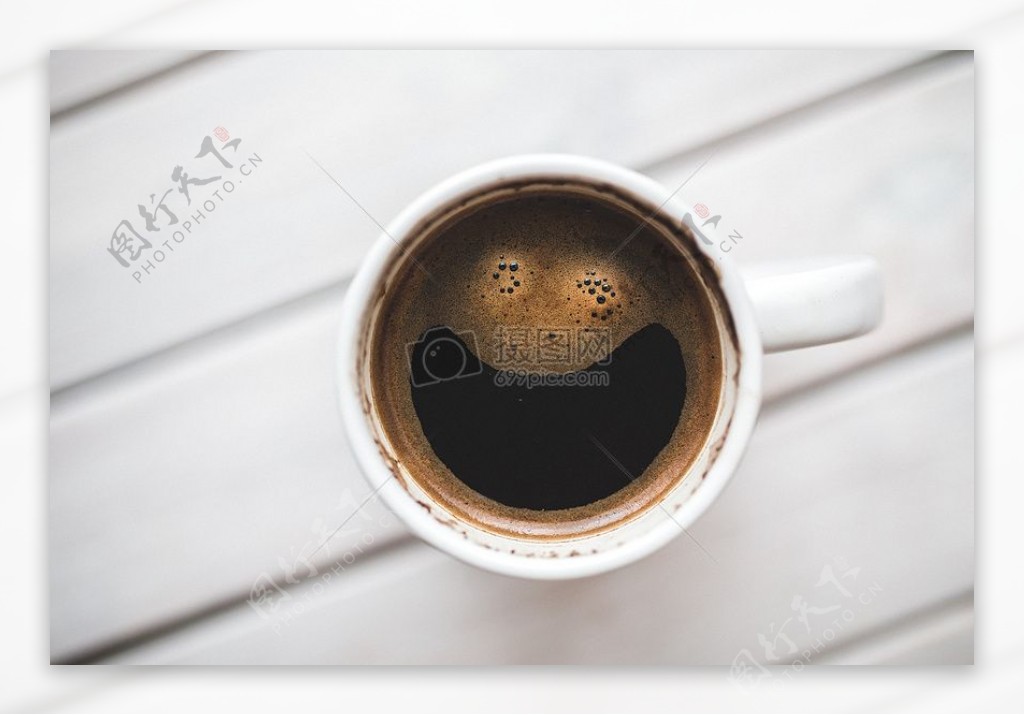 微笑的咖啡
