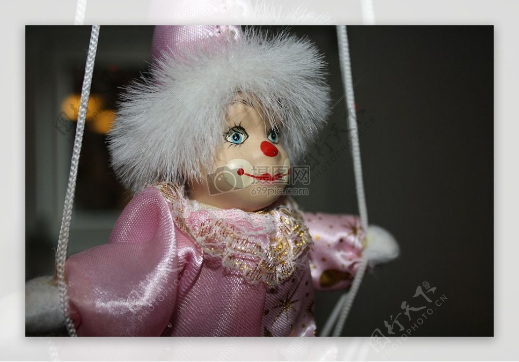 娃娃小丑玩具微笑脸装修狂欢节欢乐面具儿童