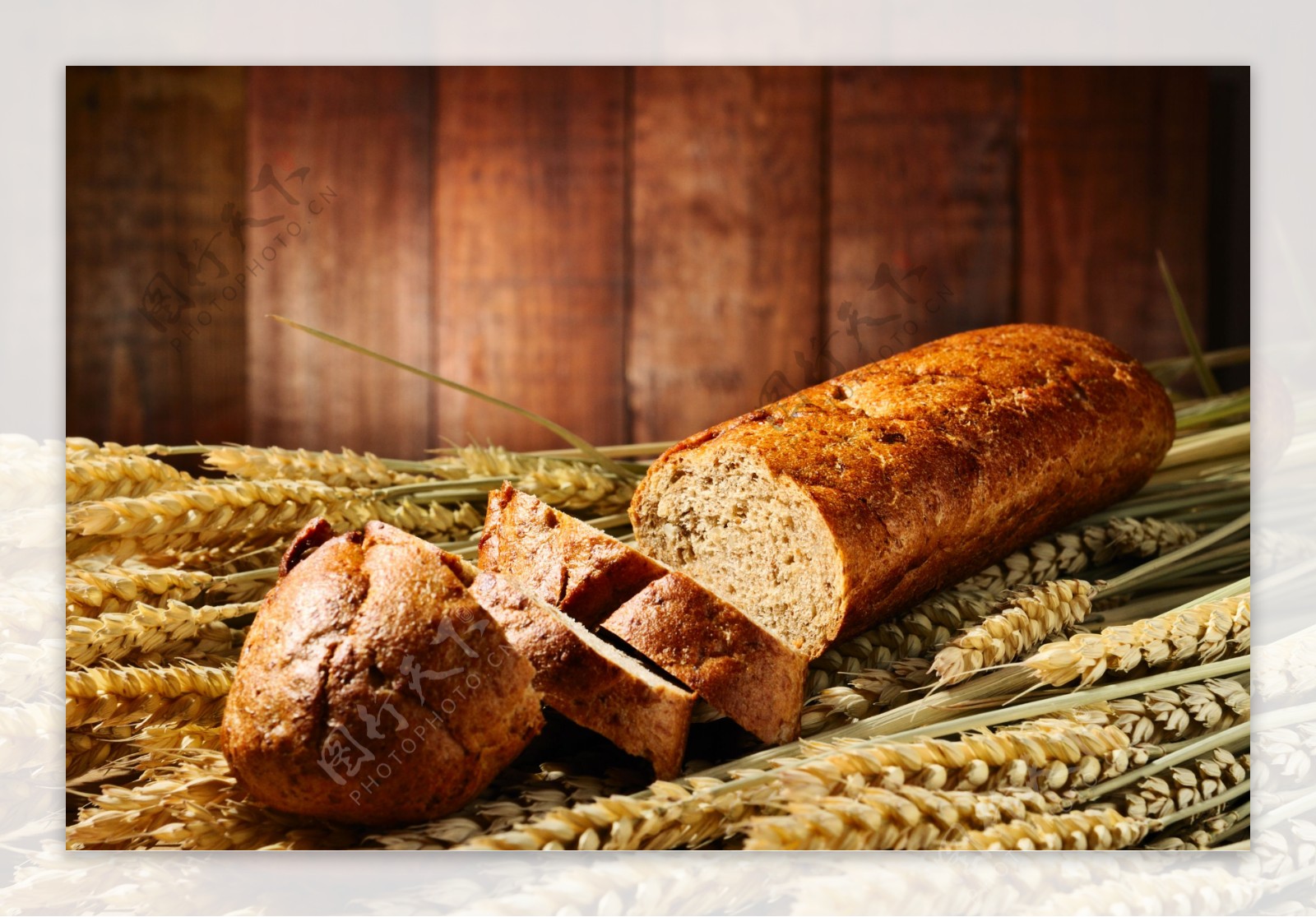 面包与麦子图片