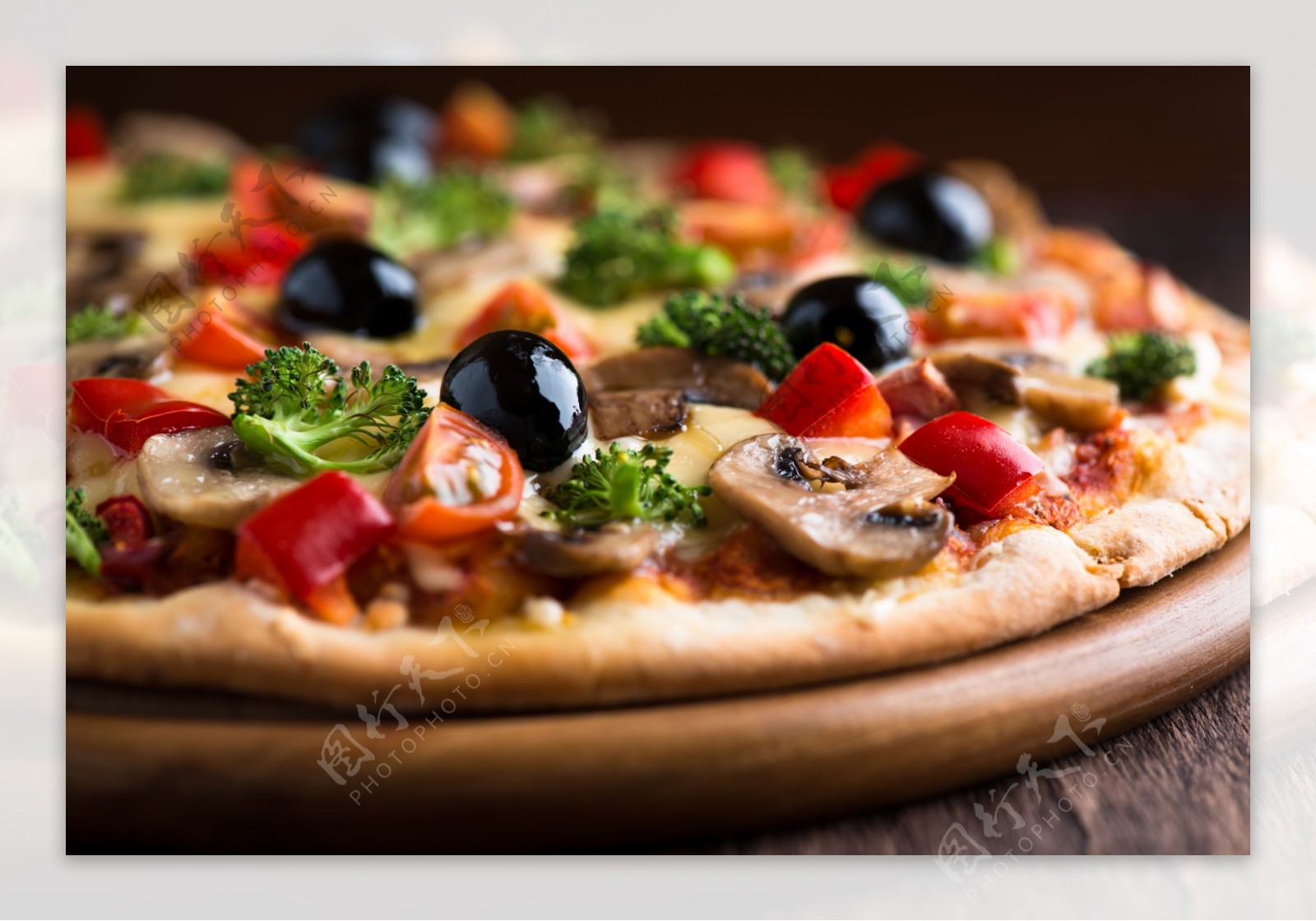 国外美食摄影师：高清晰披萨美食图片