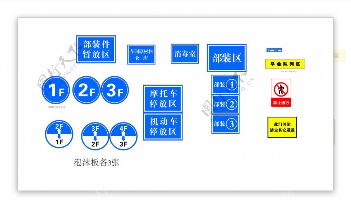 厂房标牌标示