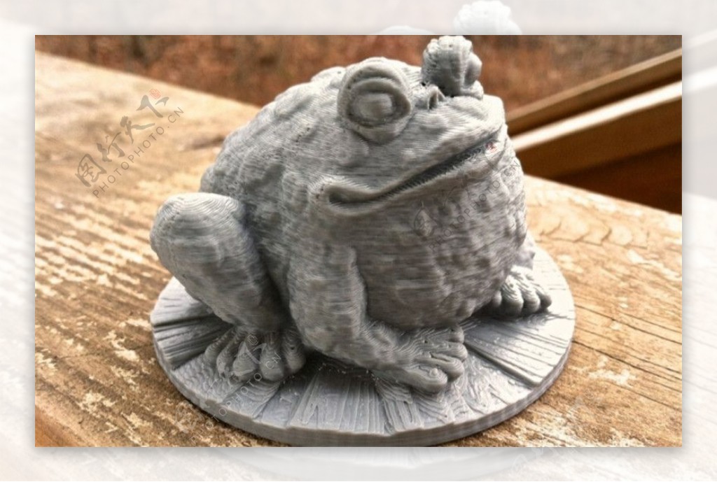 园林蟾蜍3D打印模型