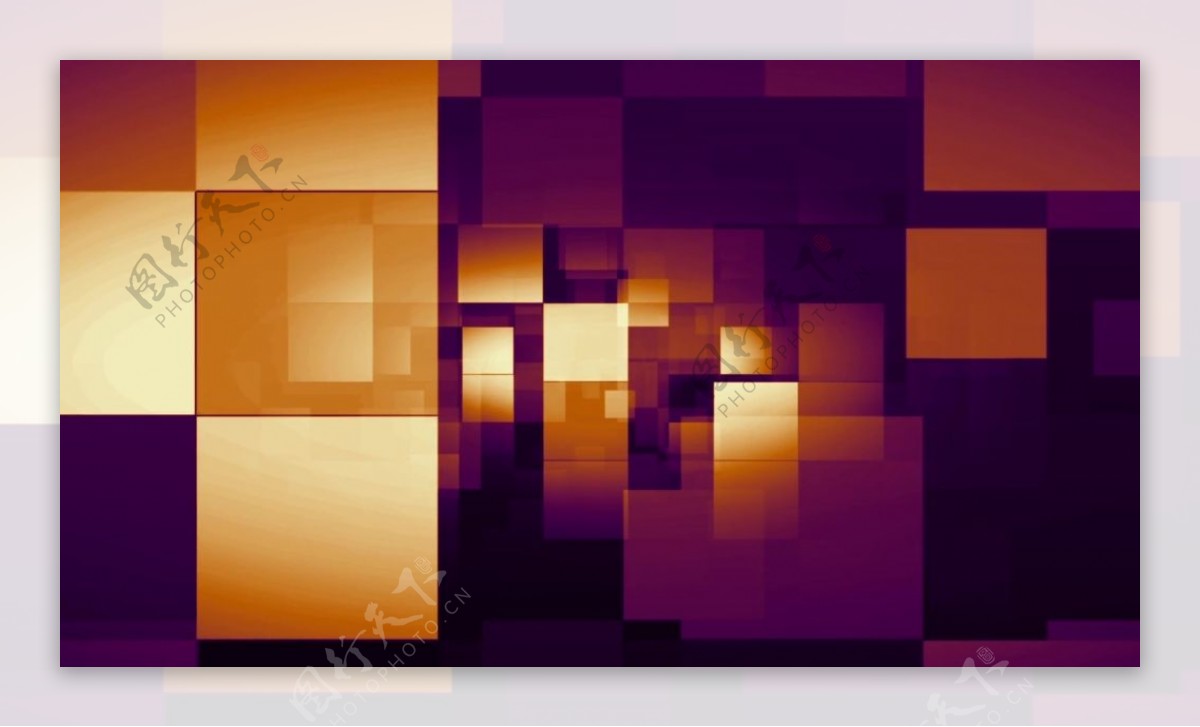抽象方块视频背景