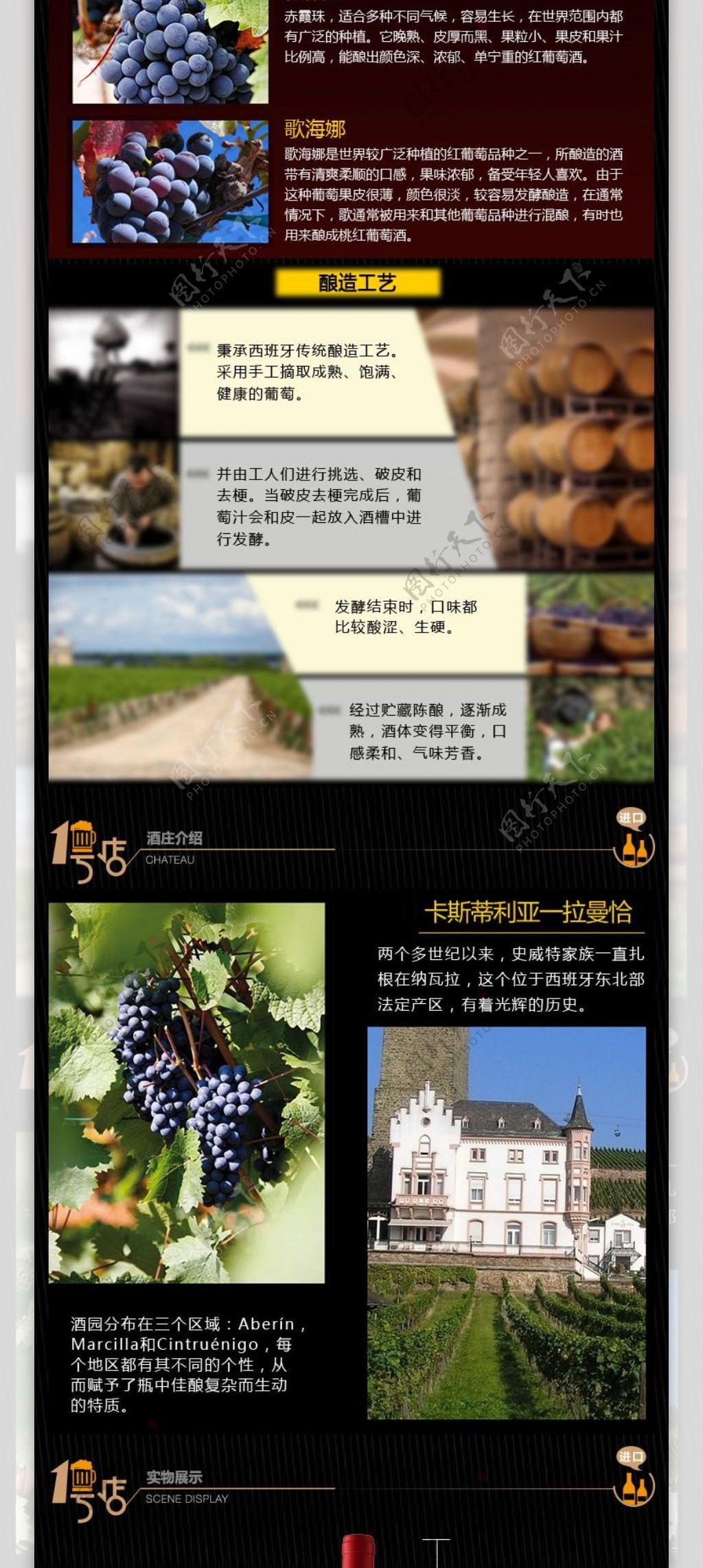 黑猫葡萄酒详情页