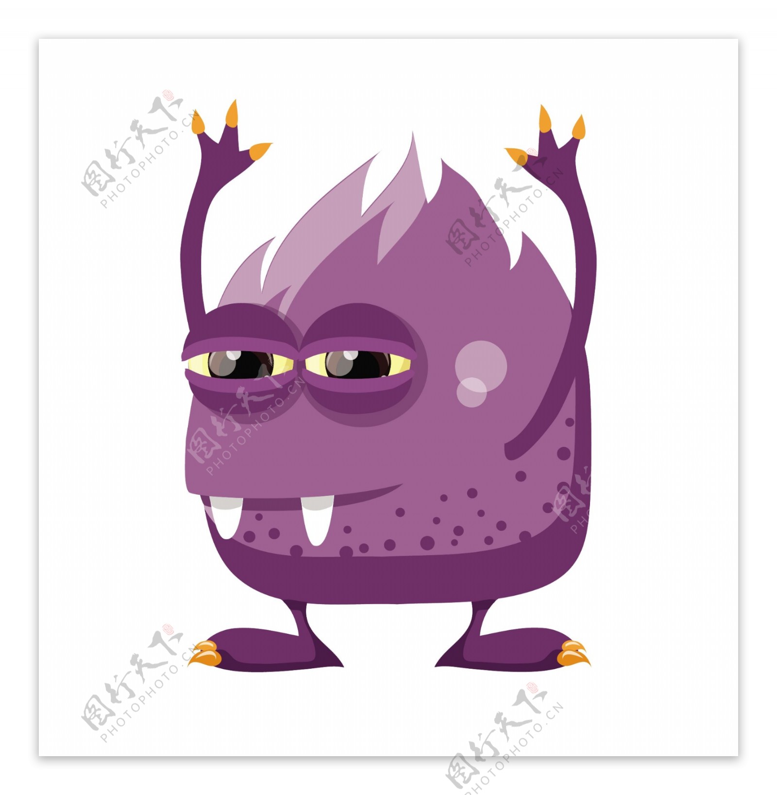 卡通紫色细菌EPS