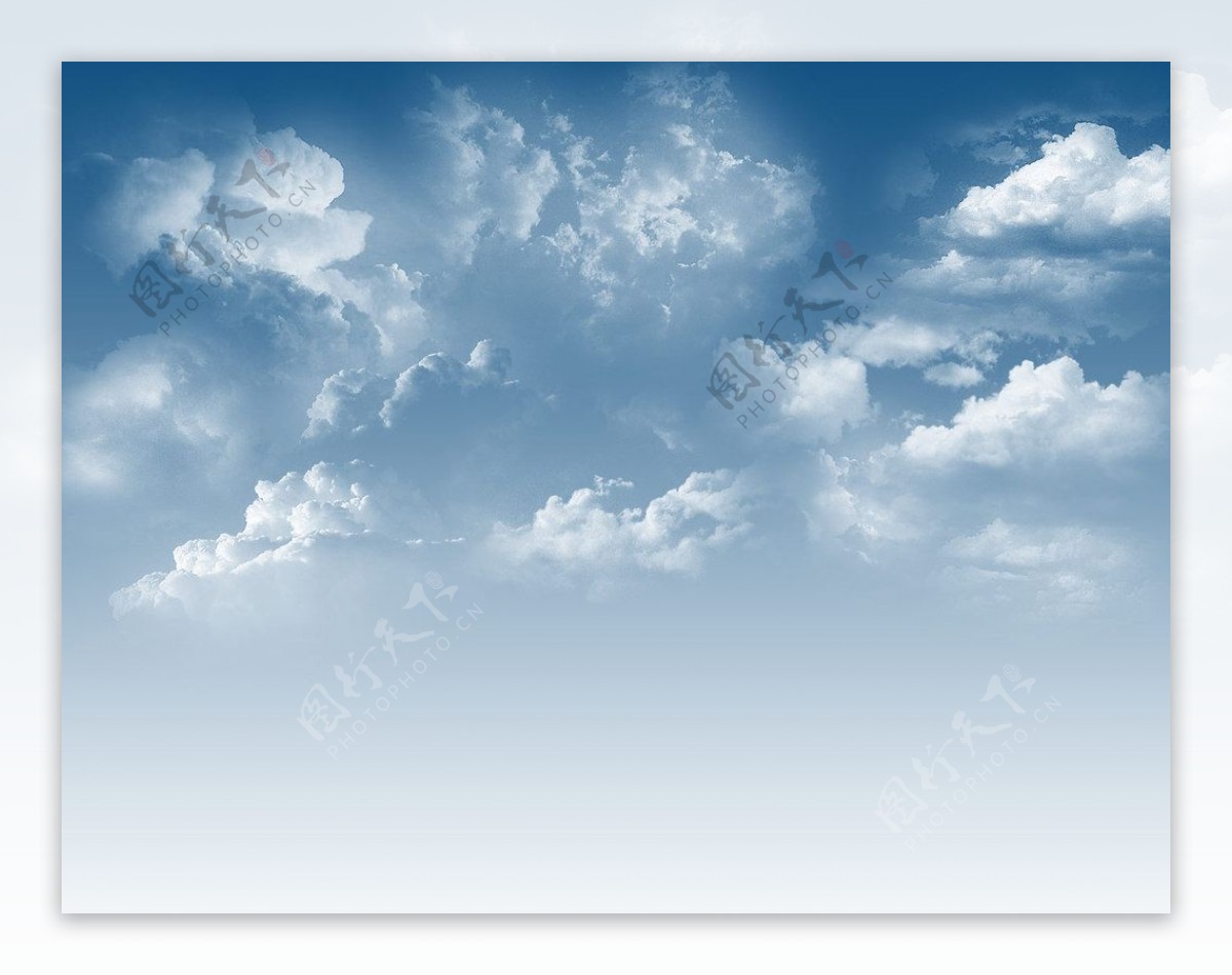 10种云朵多云效果天空白云PS笔刷下载