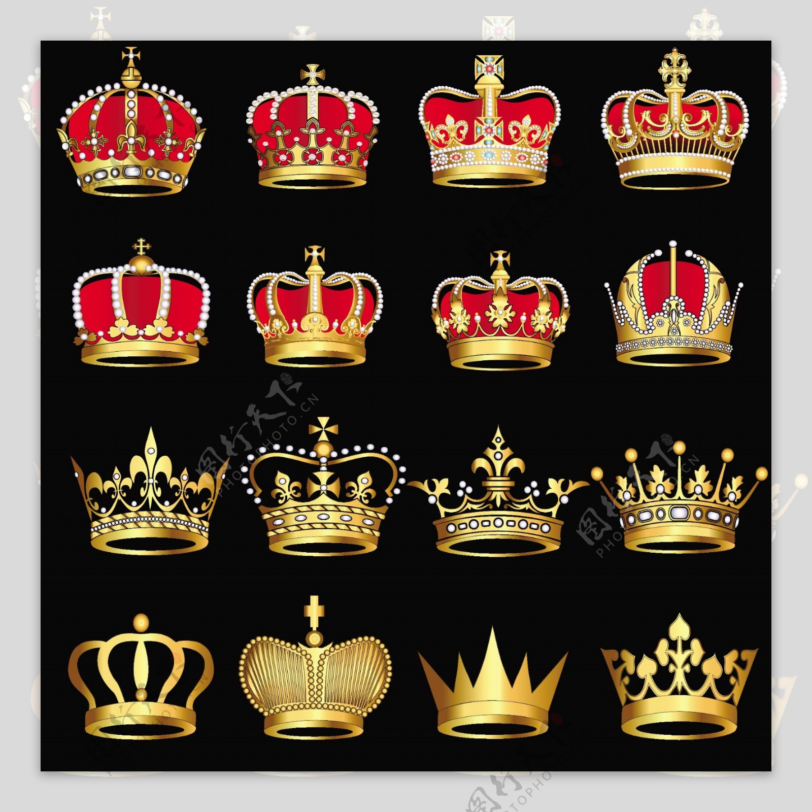 贵族皇冠图案