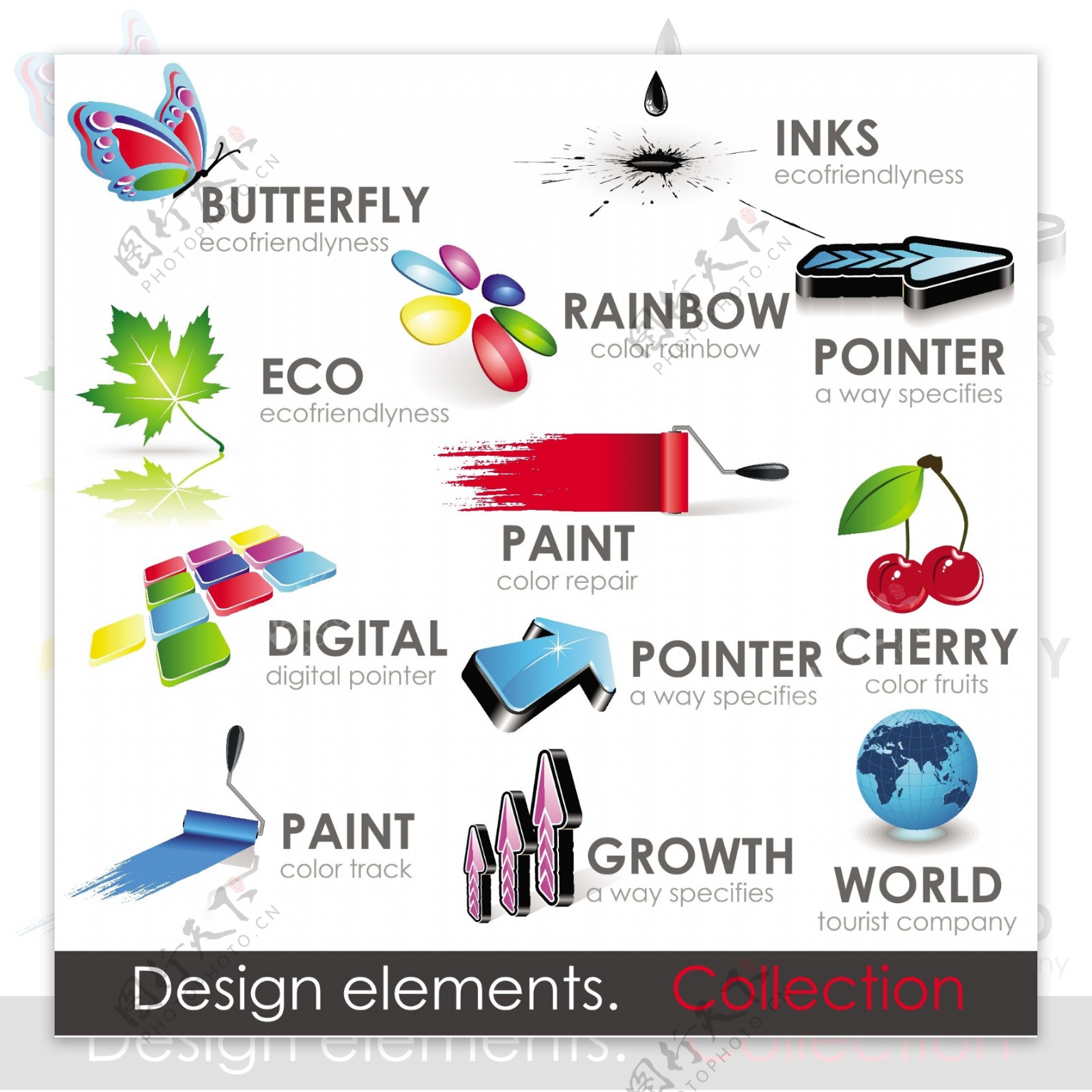 生态环保logo设计图片