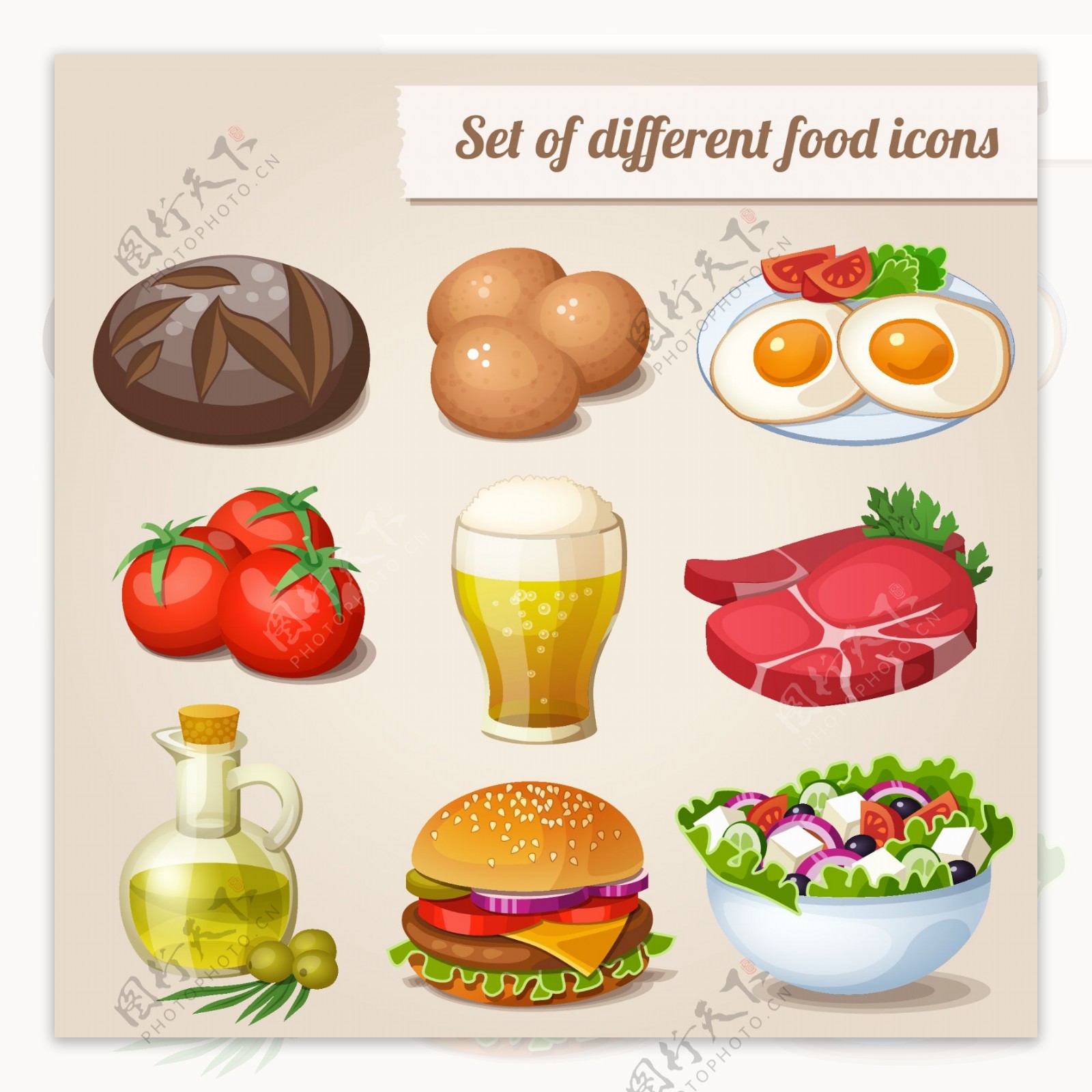 食物图标素材