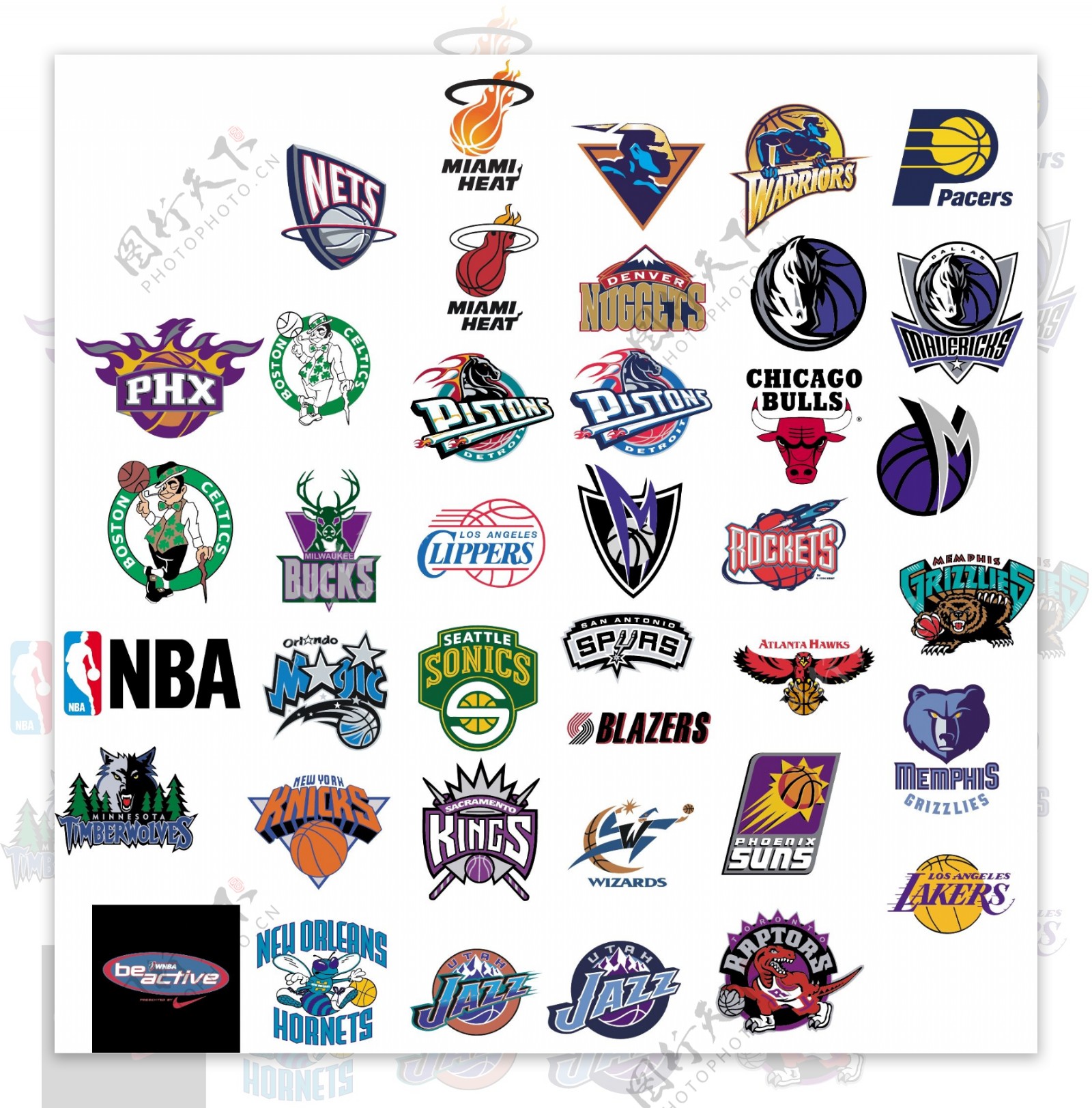 NBA矢量队标