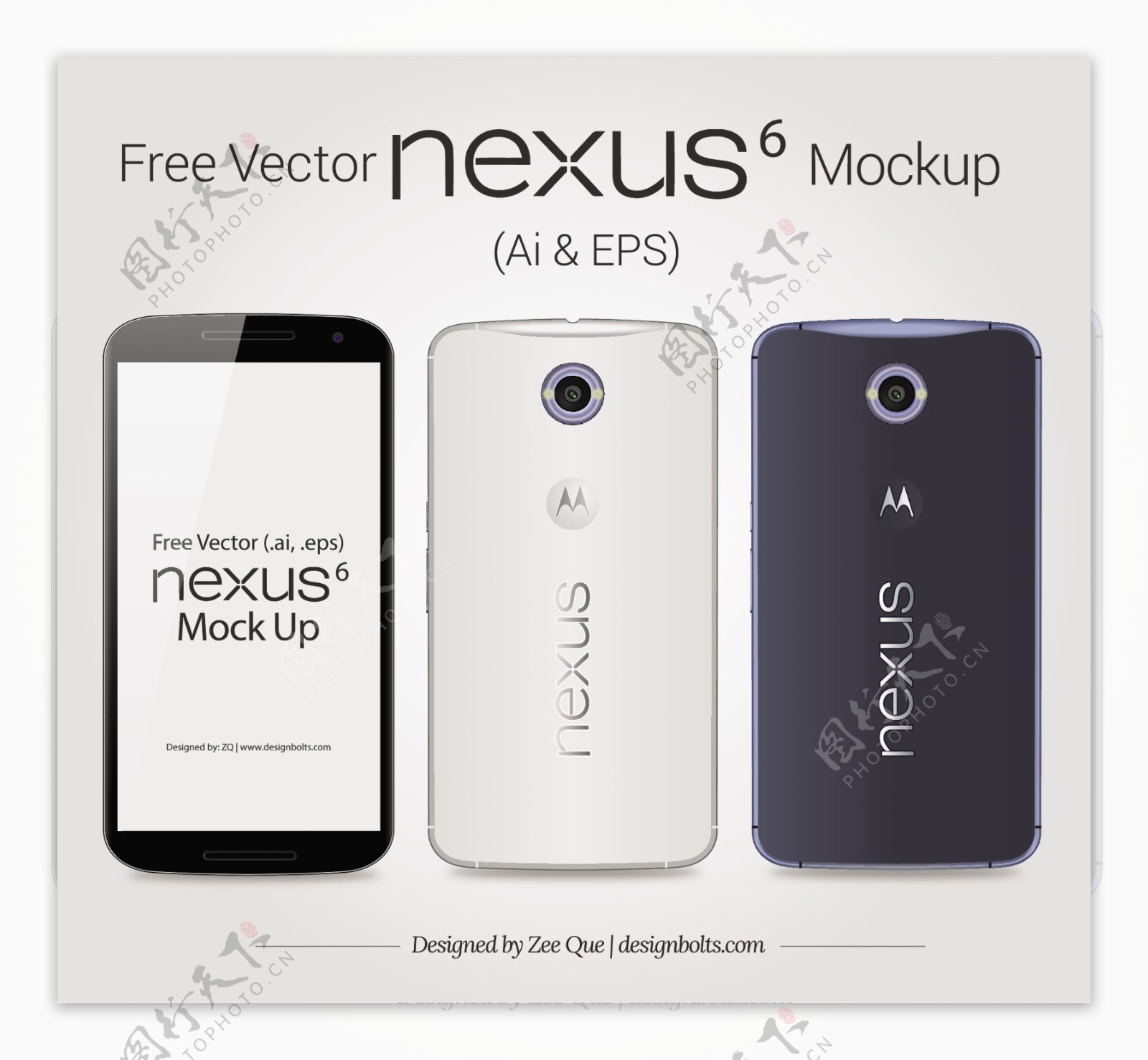谷歌nexus6模型