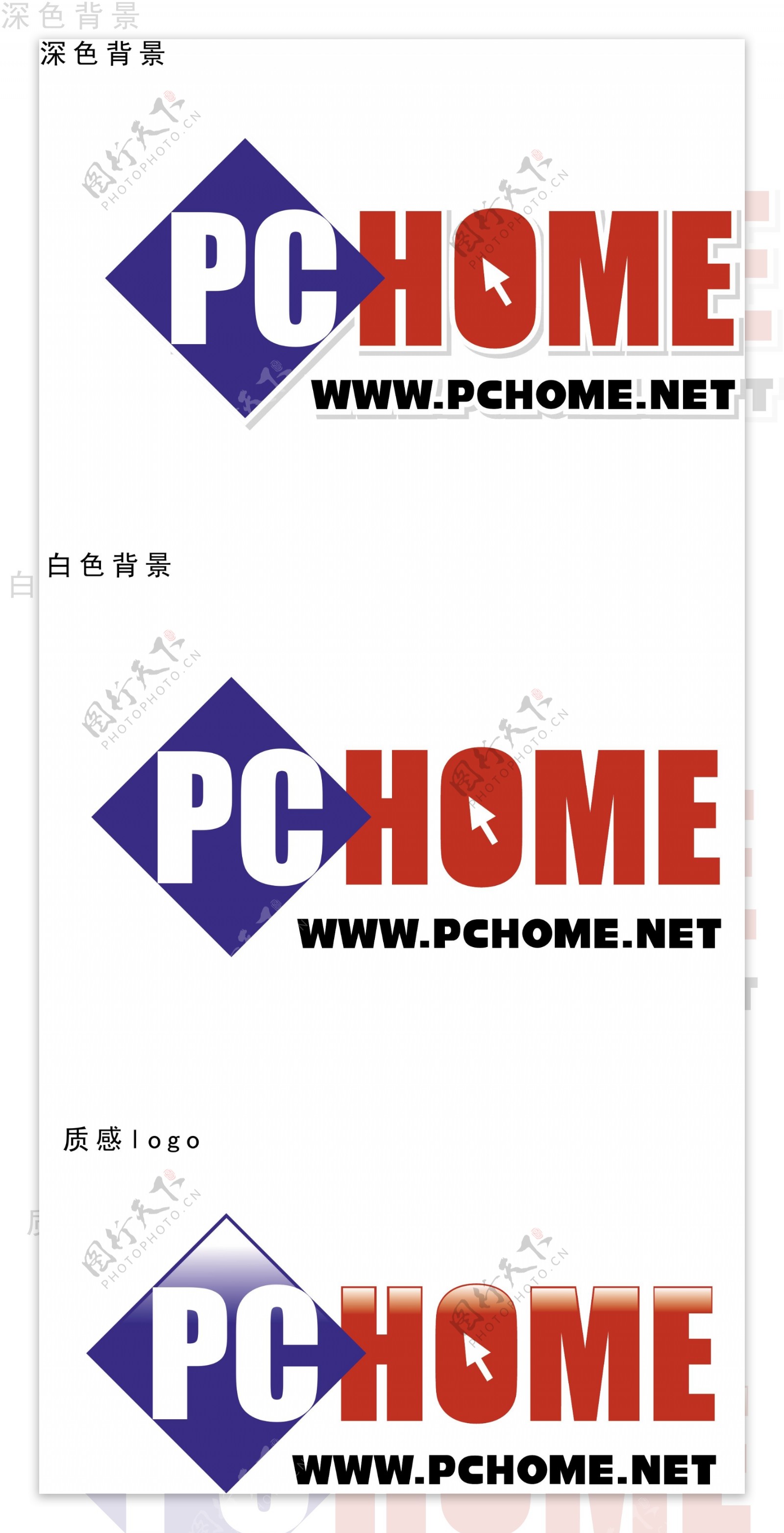 pchomenet矢量logo图片