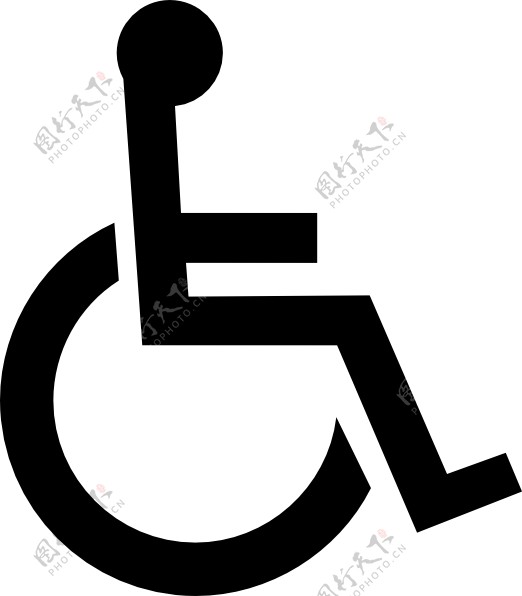 轮椅标志剪贴画