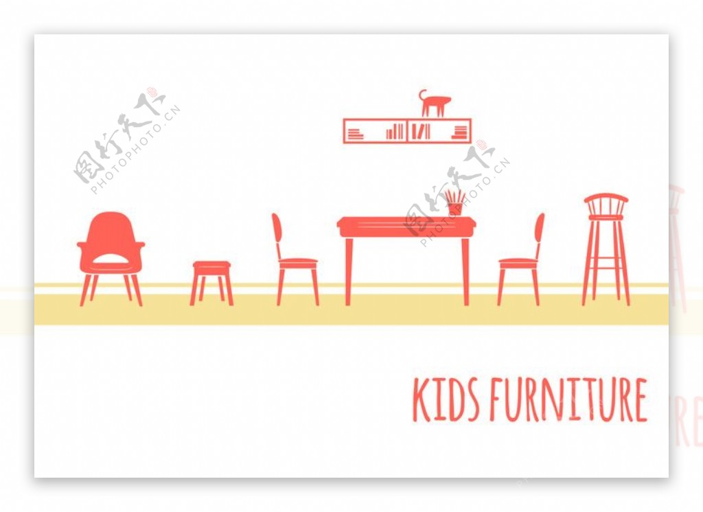 儿童房的家具