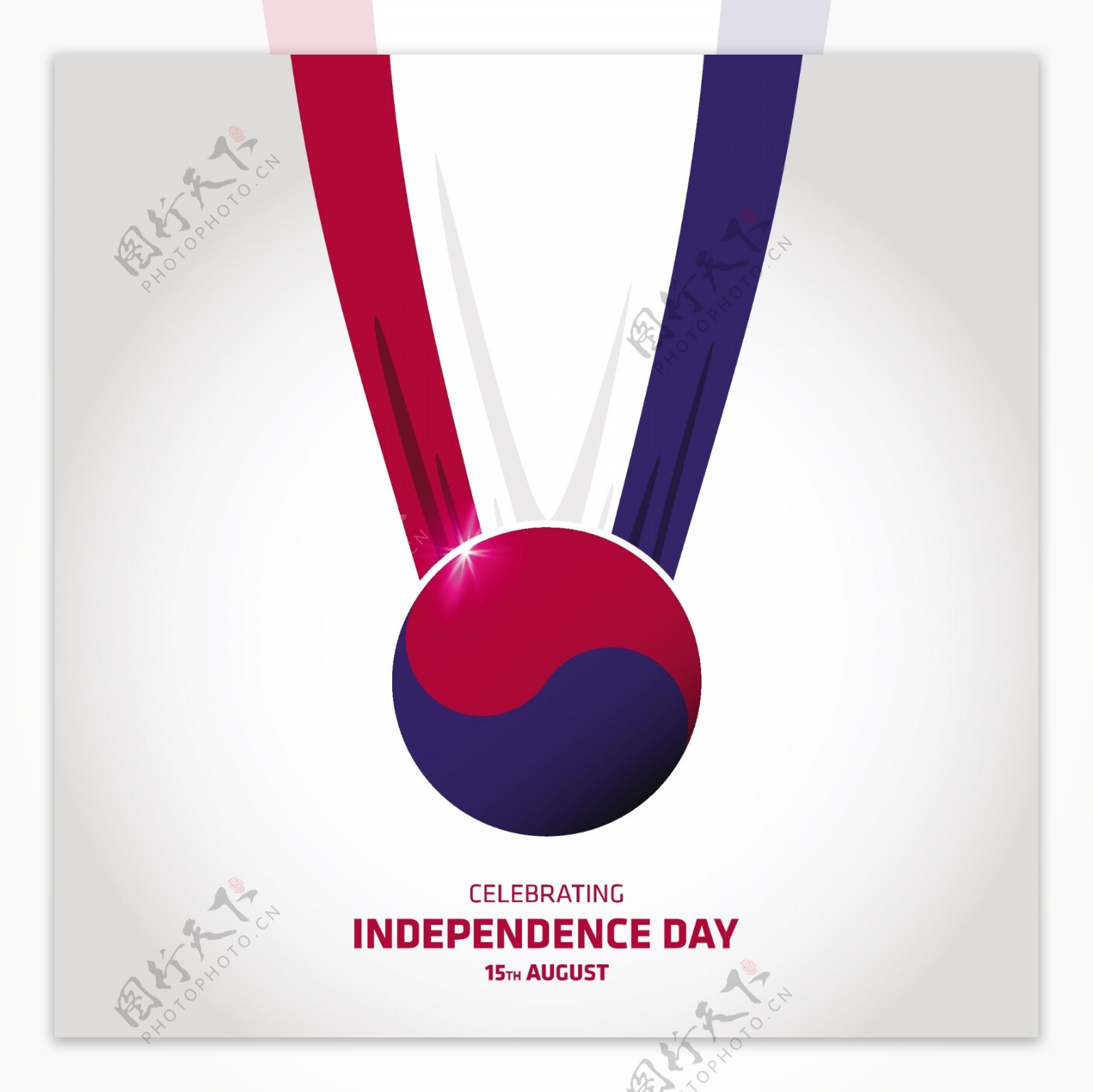 韩国独立日背景设计
