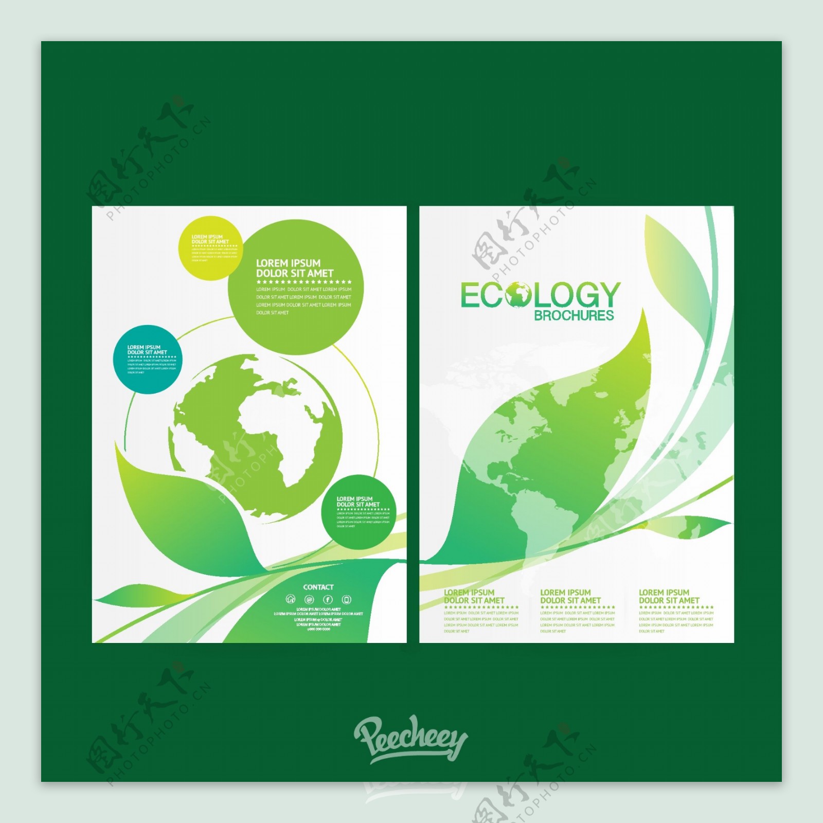 生态宣传册平面设计