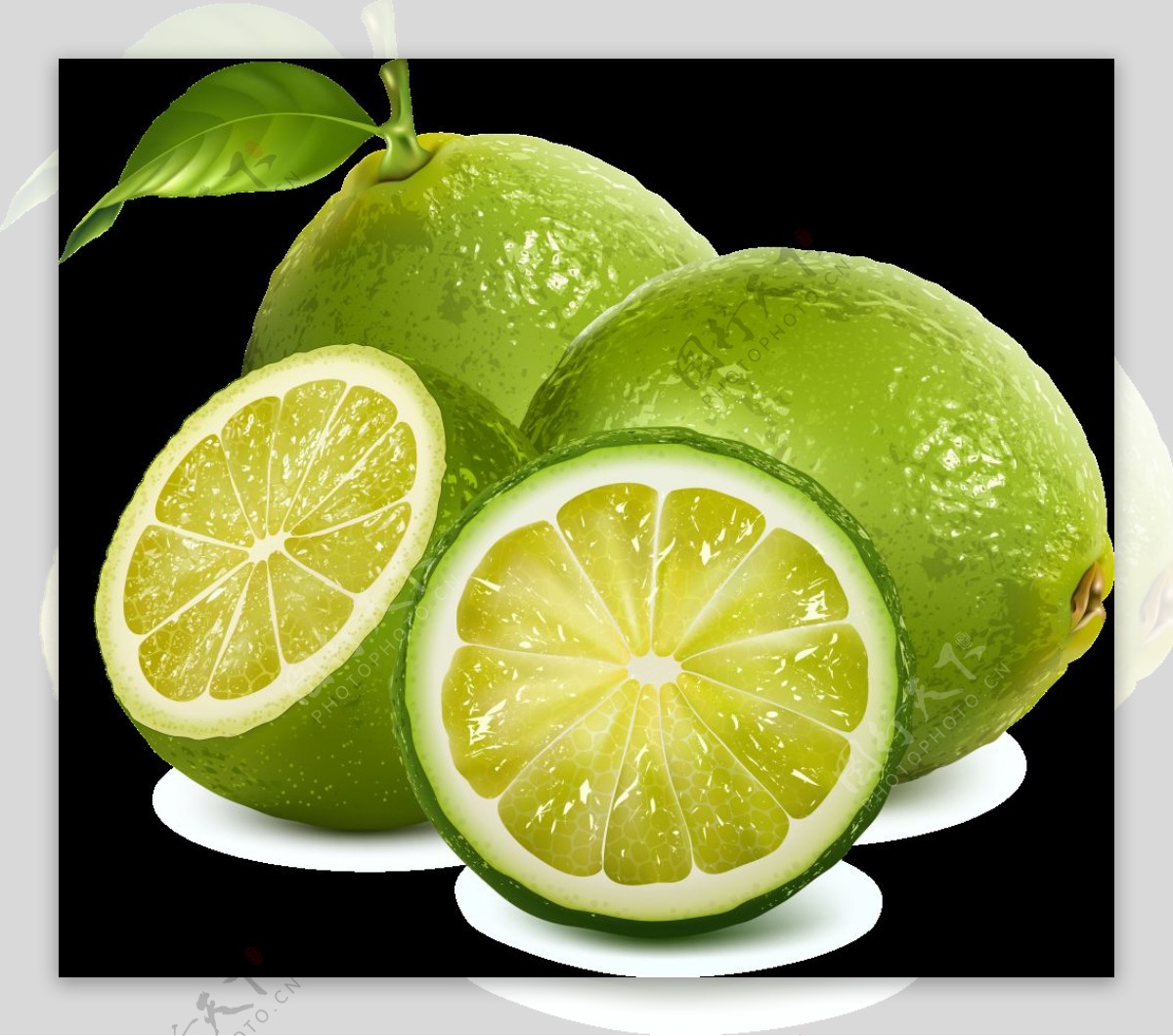 高清绿柠檬PNG