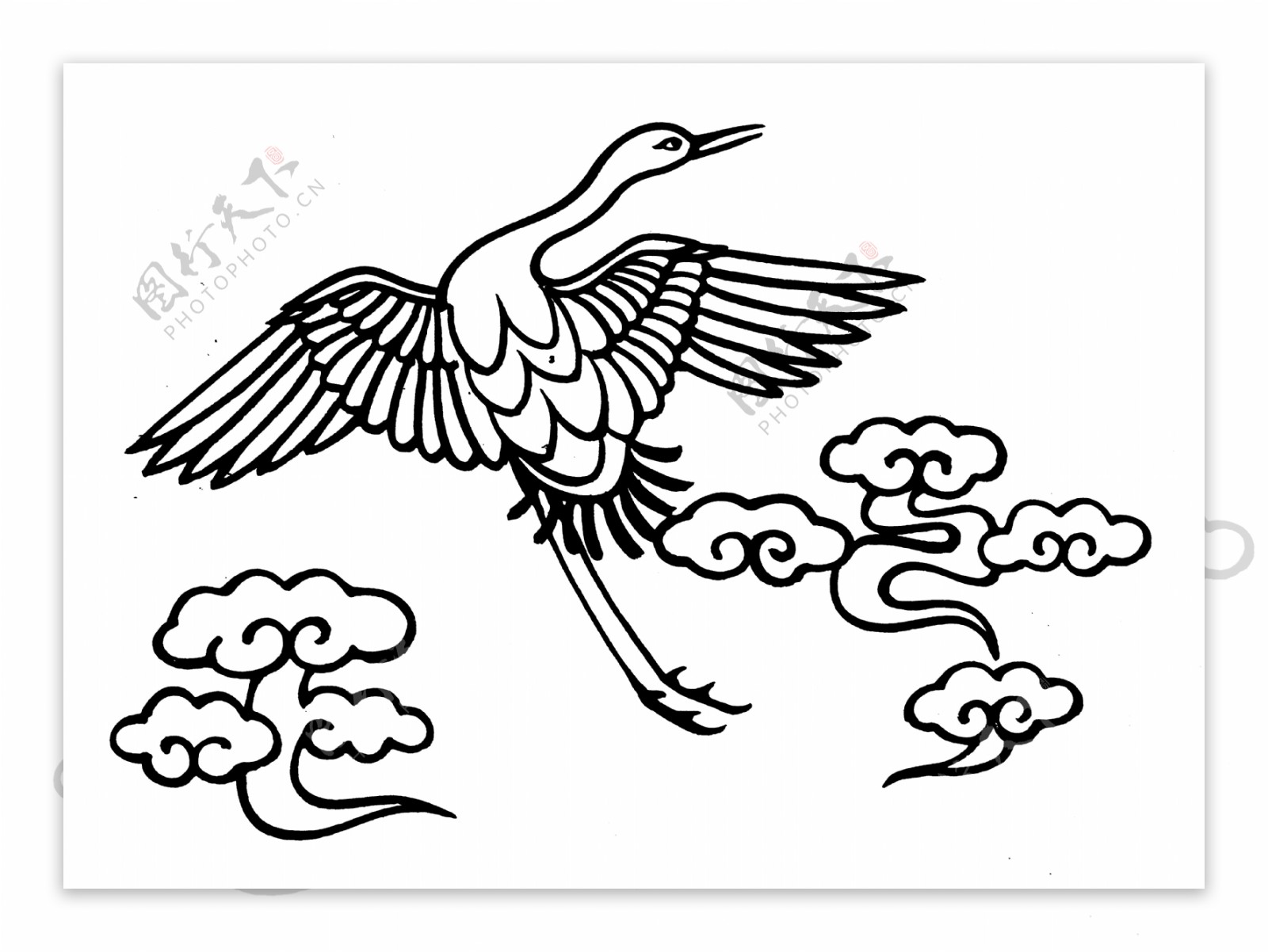 花鸟图案元明时代图案中国传统图案263