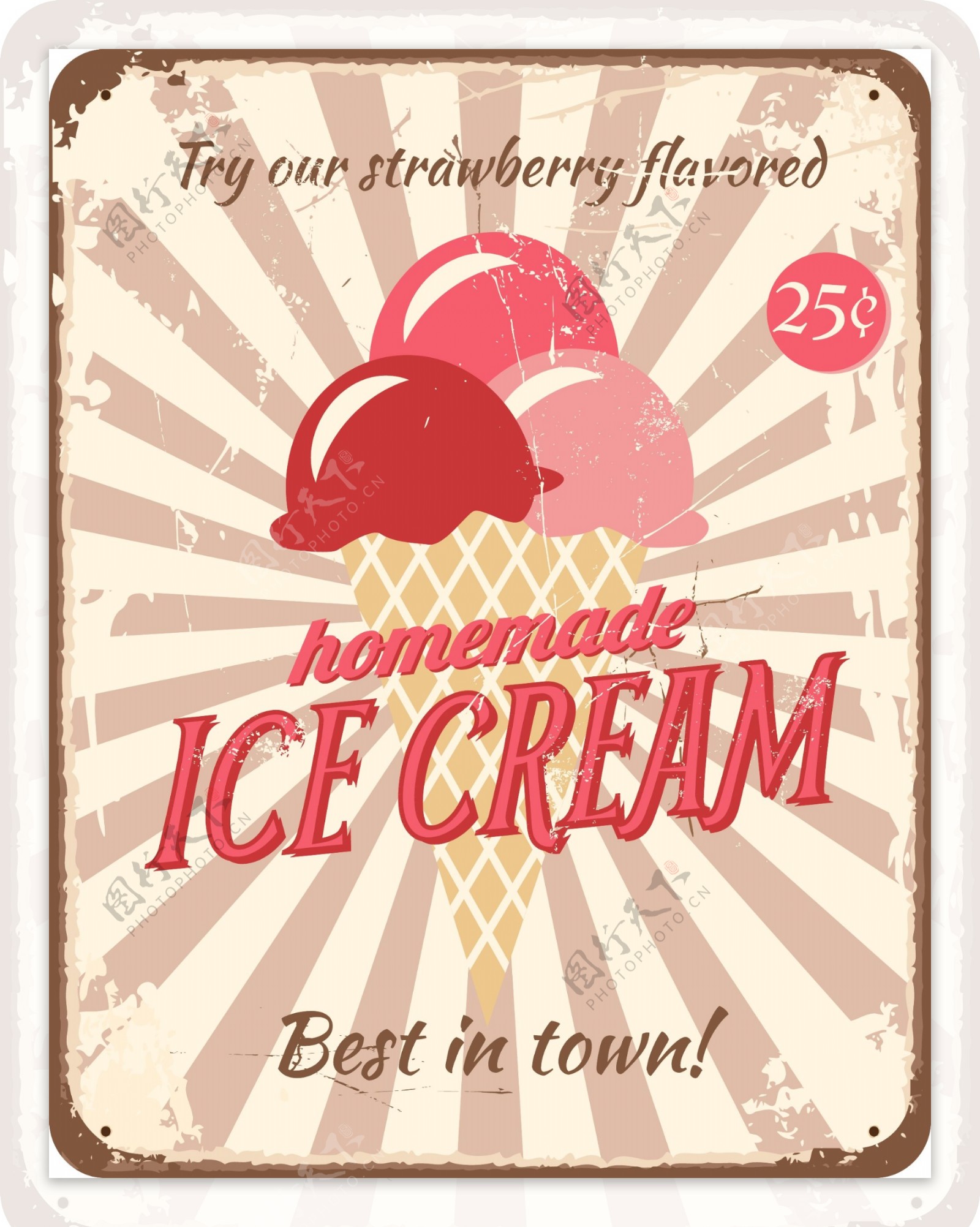冰淇淋背景图片