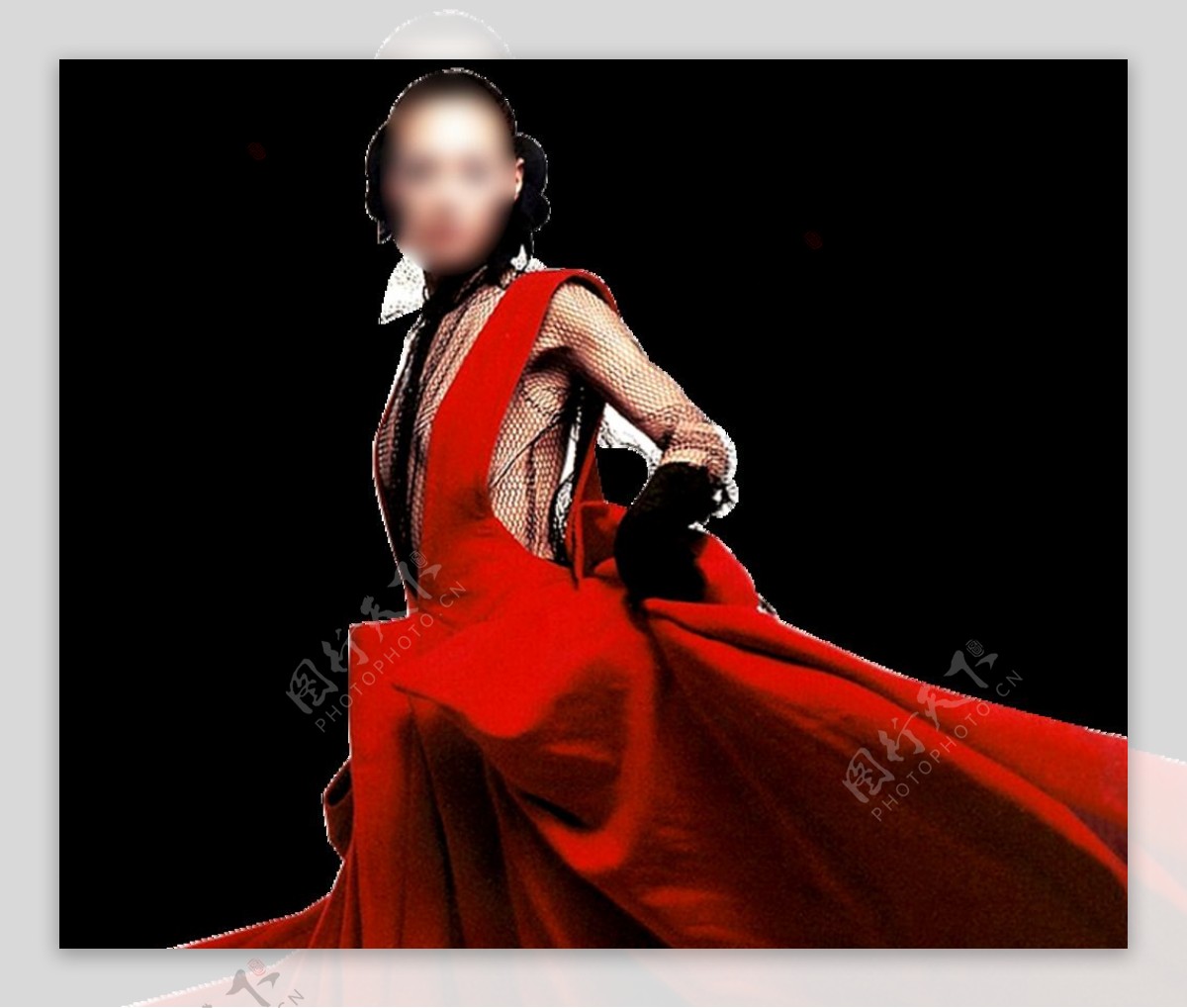 红衣美女图片素材-编号17923561-图行天下