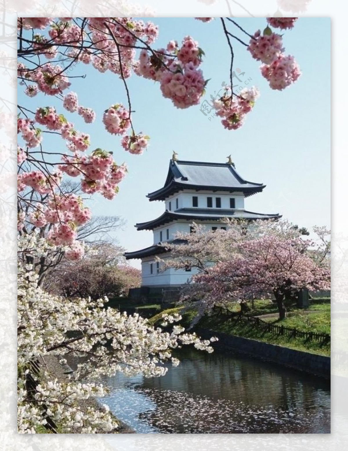 日本北海道春季美景摄影图片