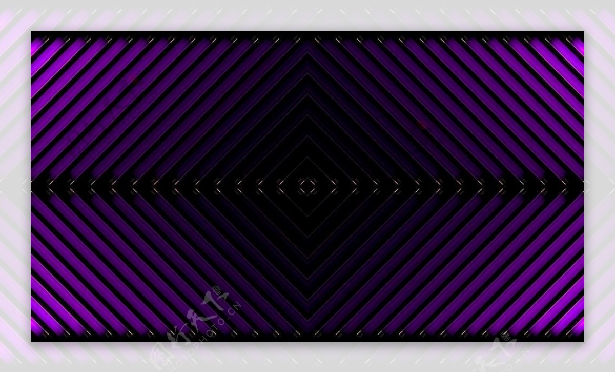 紫色环路元素素材动态视觉特效
