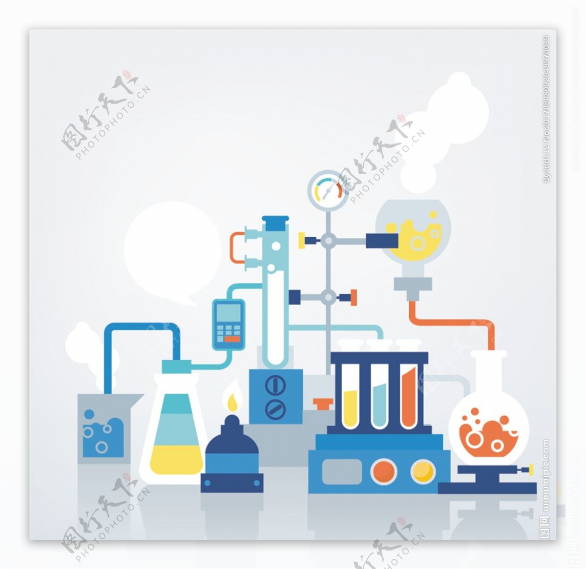 实验室器械矢量素材
