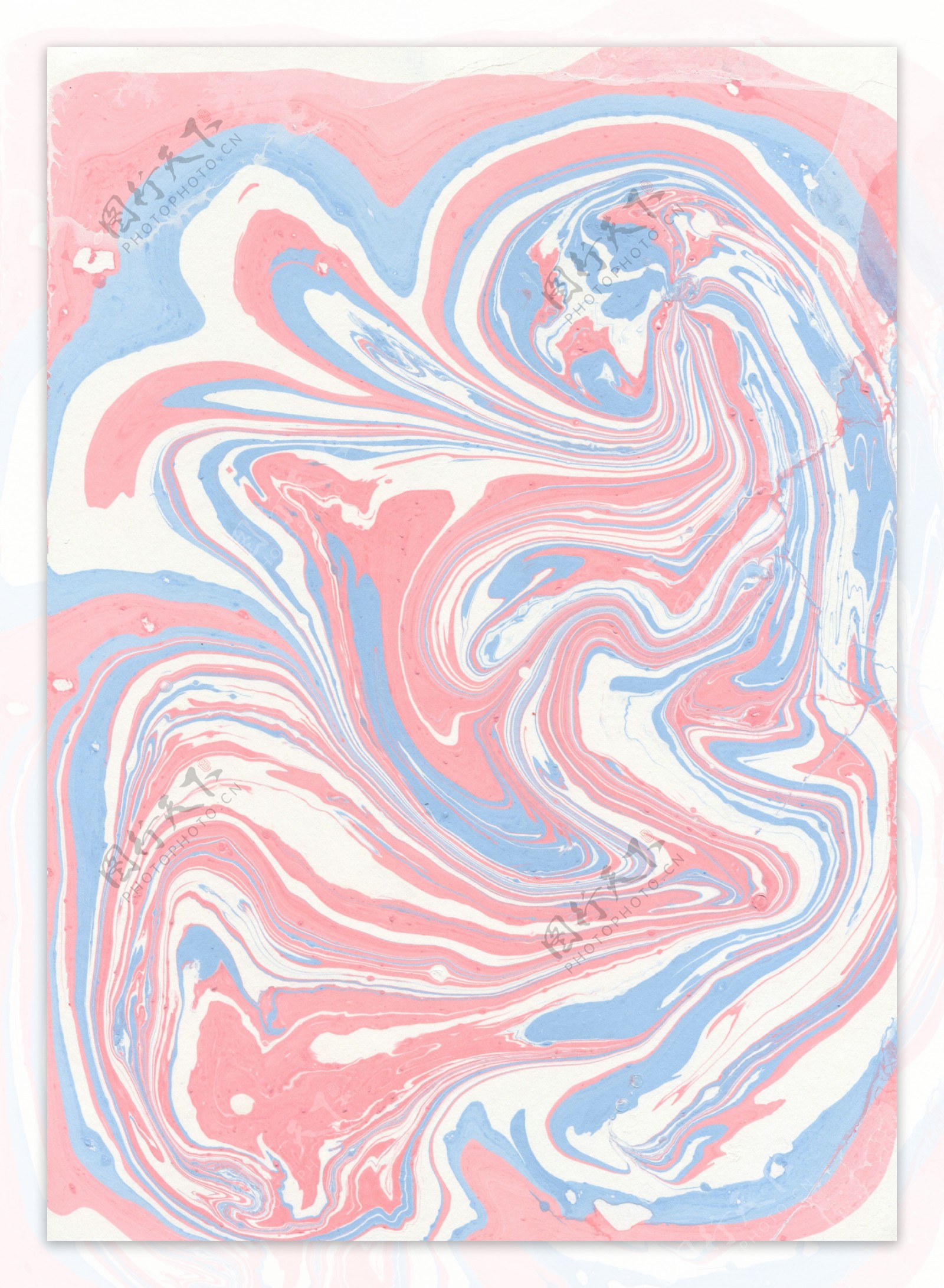 清新浪漫粉蓝色纹理壁纸图案装饰设计