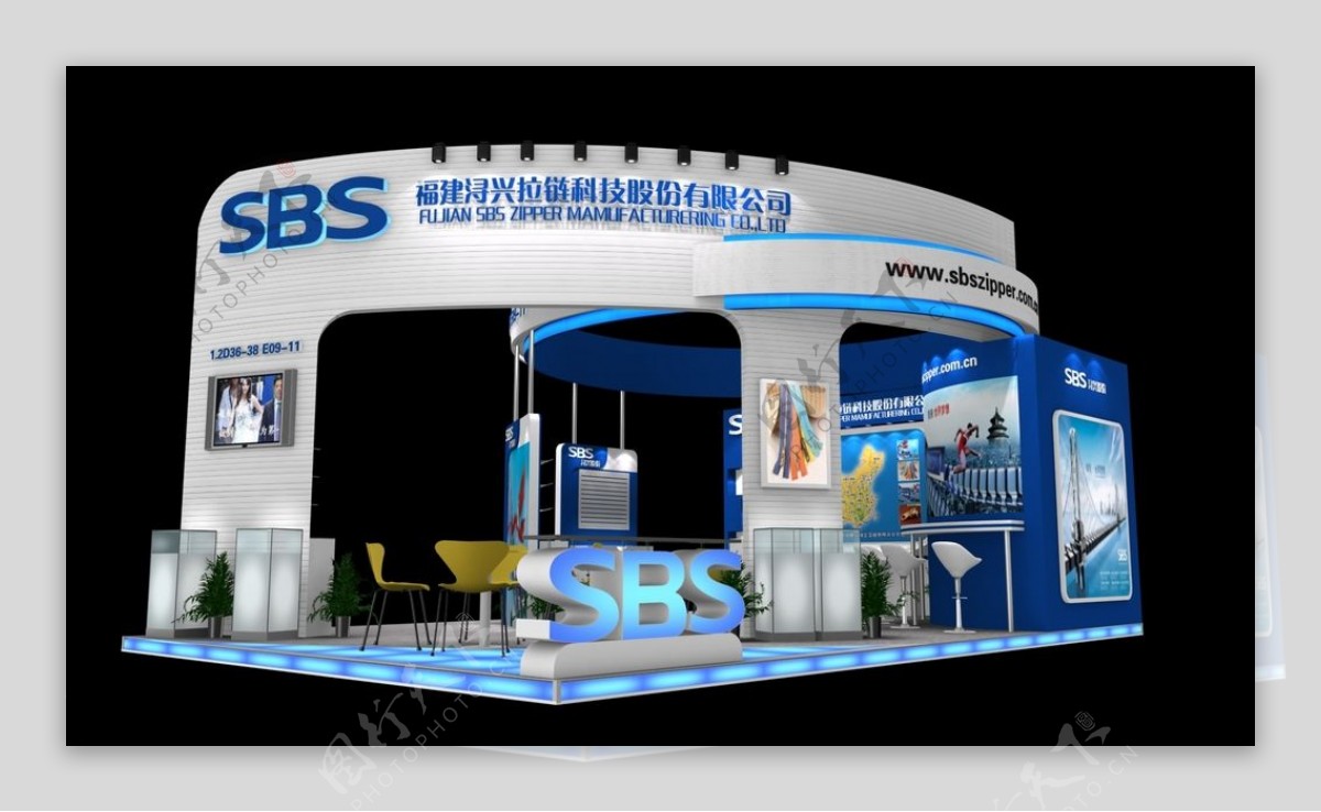 SBS服装展览模型
