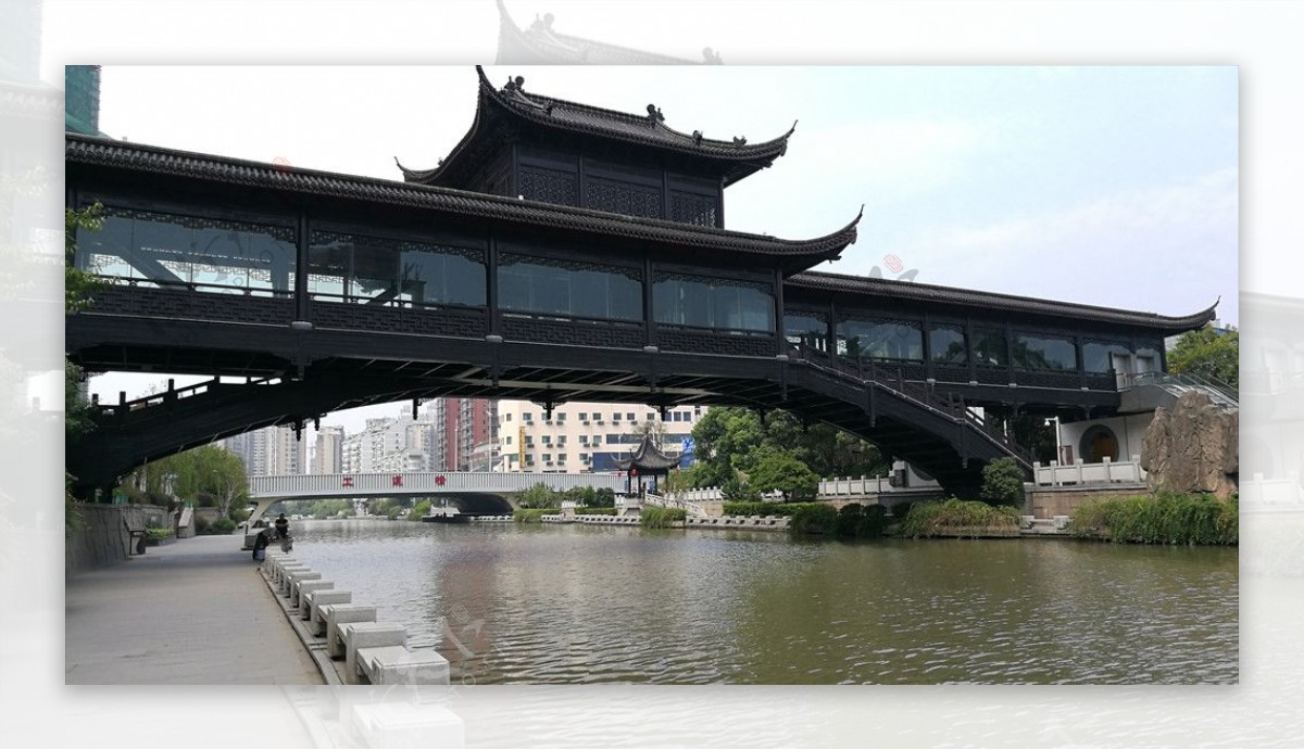 无锡京杭大运河廊桥