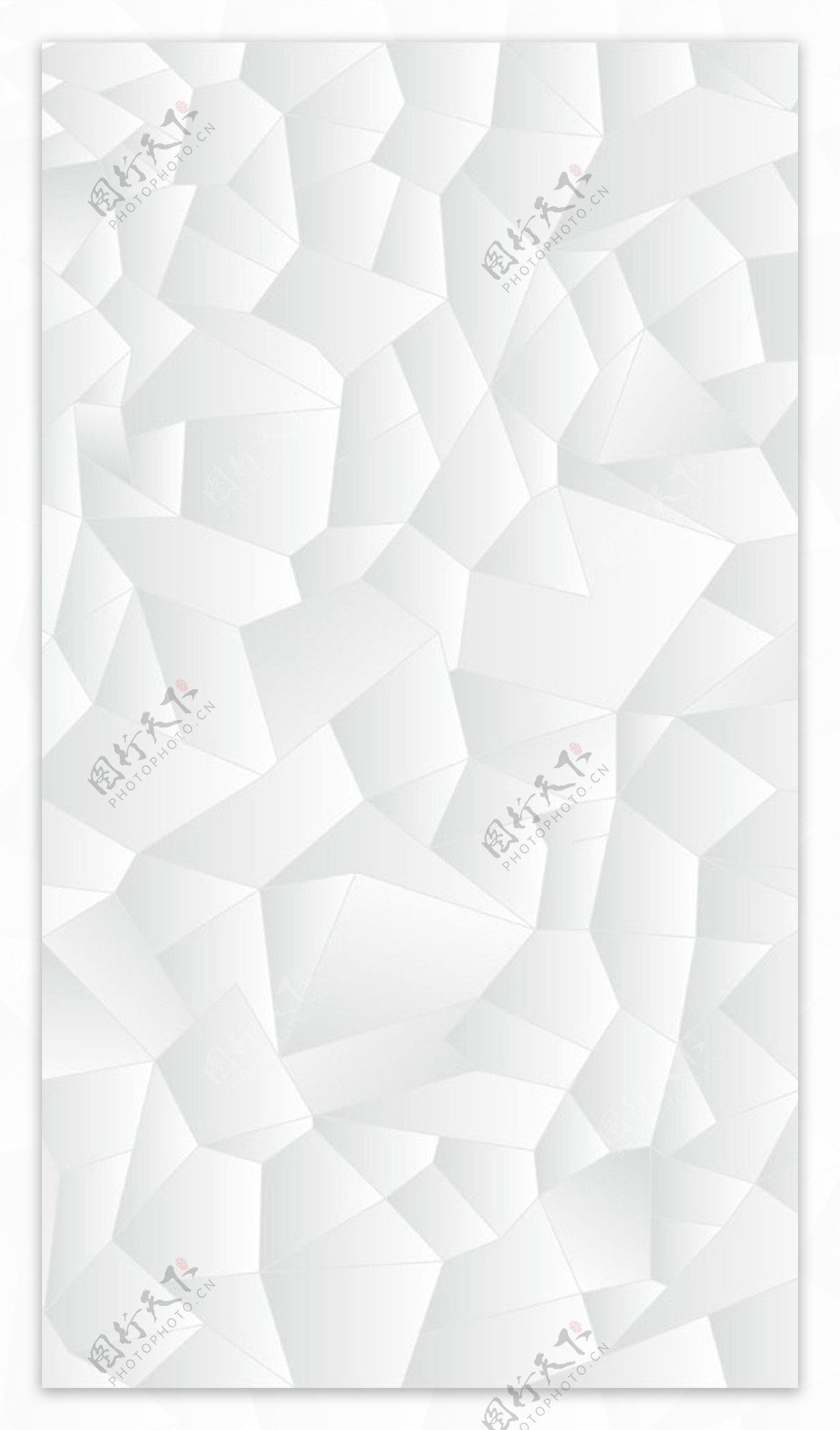 抽象白色方块H5背景素材