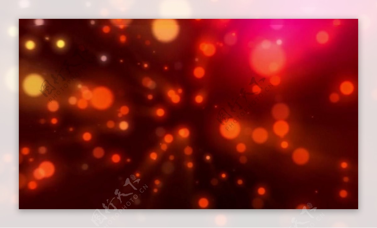 暗红光团粒子变换光效视频素材