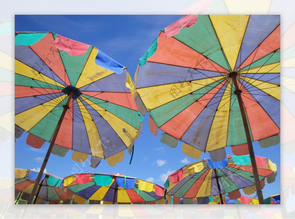 泰国普吉岛遮阳伞