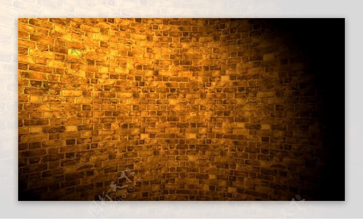 褐色光影墙壁旋转变换视频素材