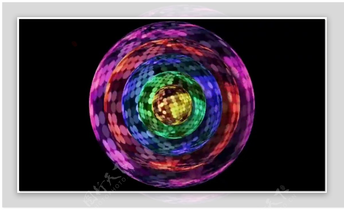 能量球动感光线视频素材