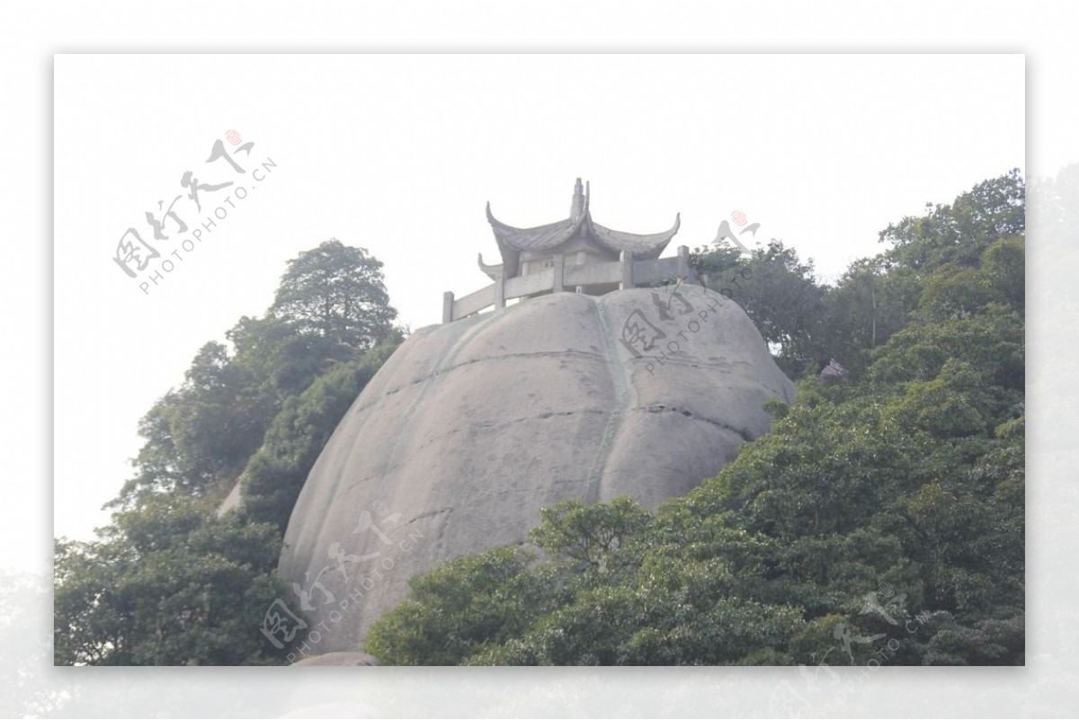 太姥山全景云海云雾山顶雾