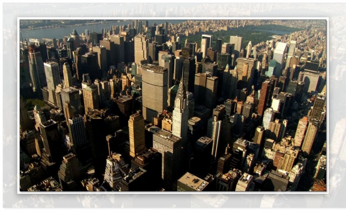 雄伟壮观现代城市视频素材