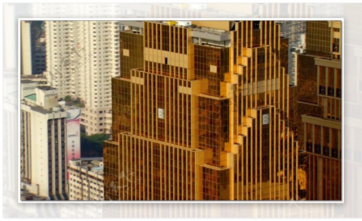 纽约帝国大厦玻璃墙视频素材
