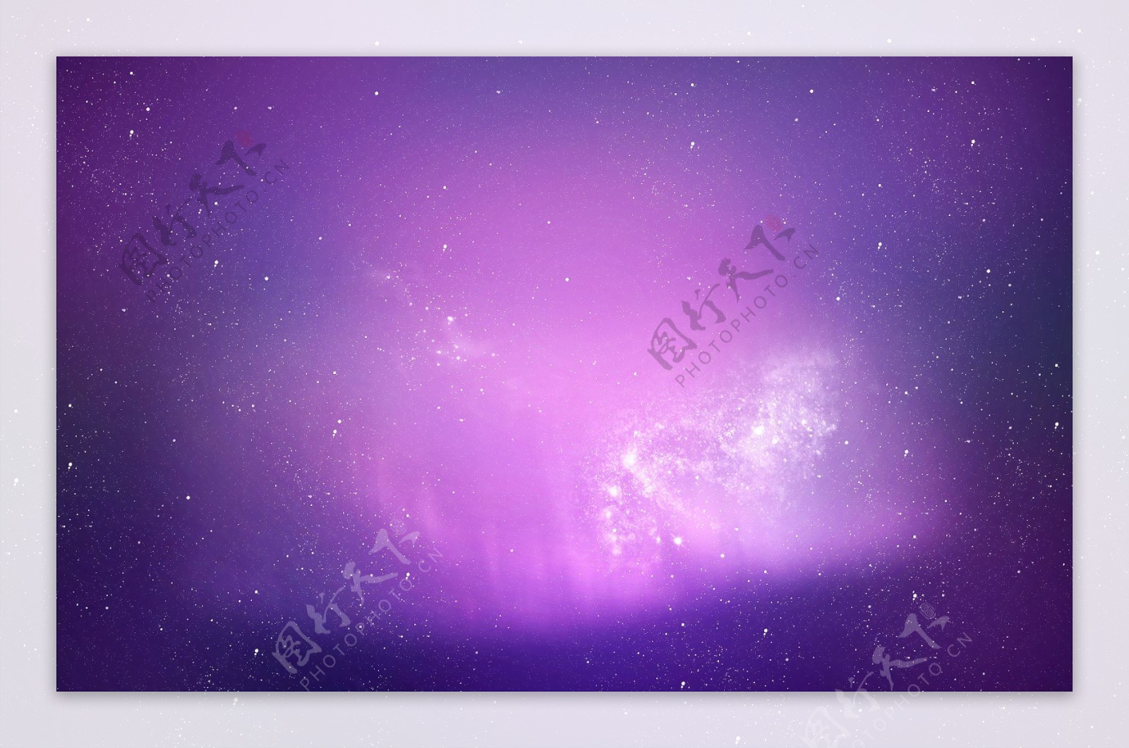 紫色梦幻太空唯美星空背景