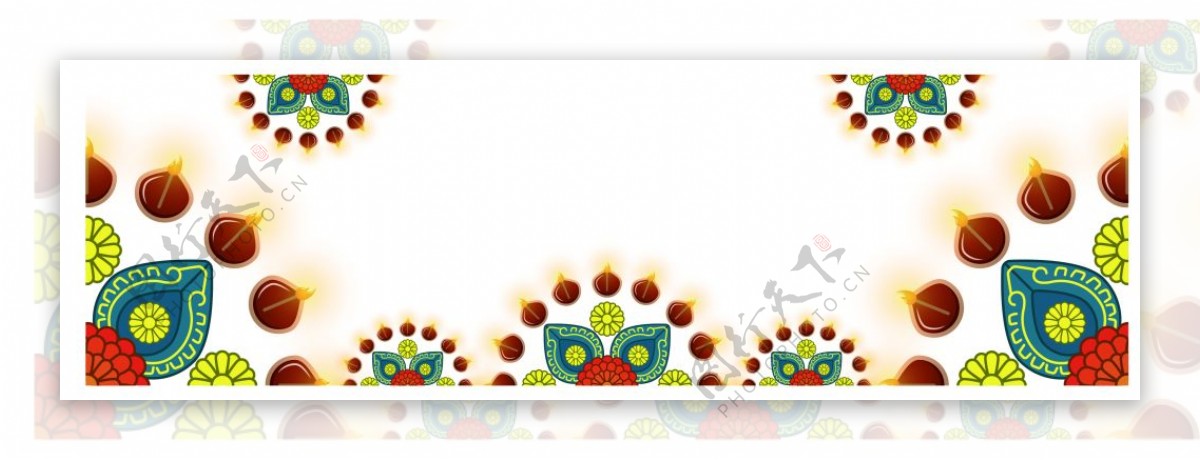 万圣节缤纷彩色花纹纹理