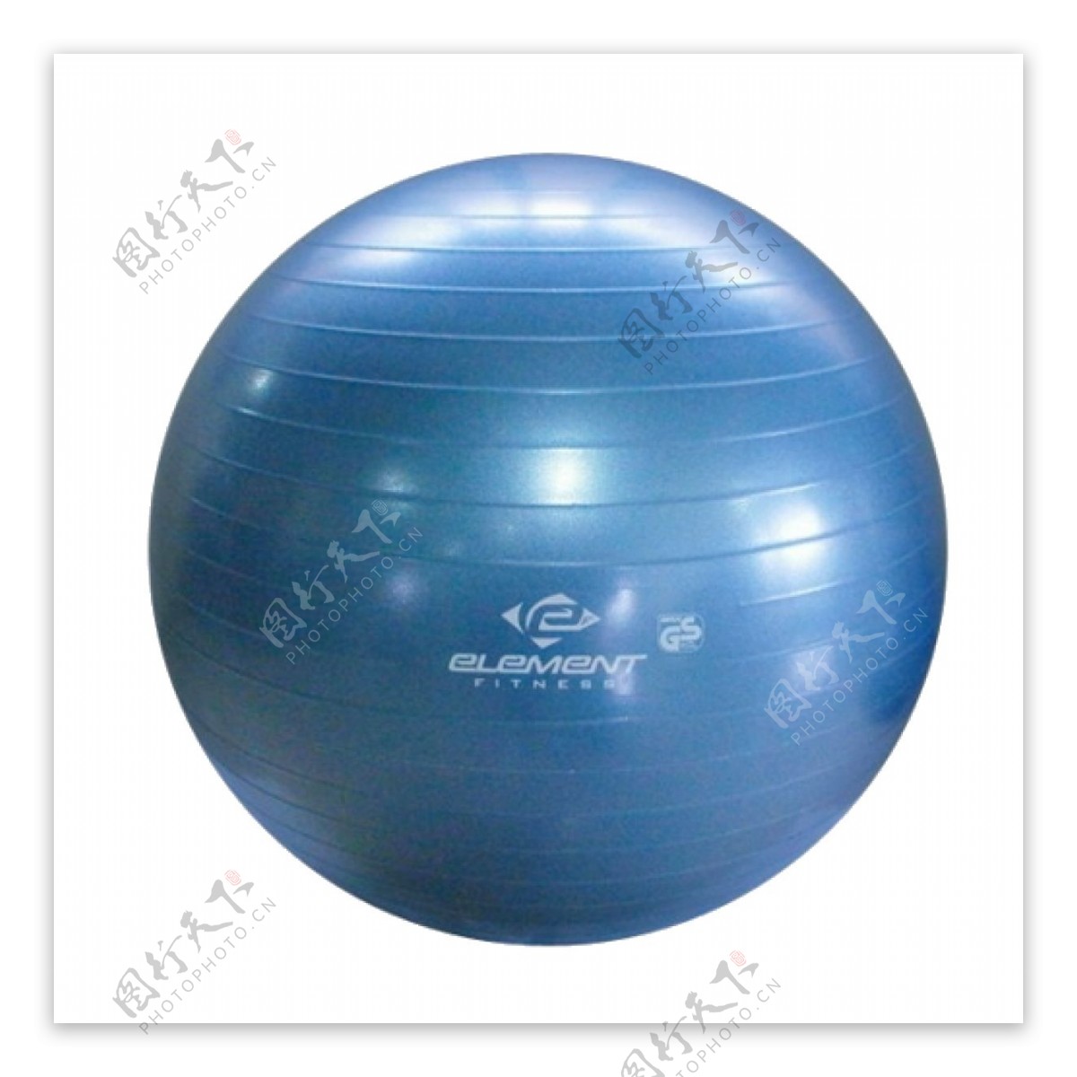 蓝色漂亮健身球免抠png透明图层素材