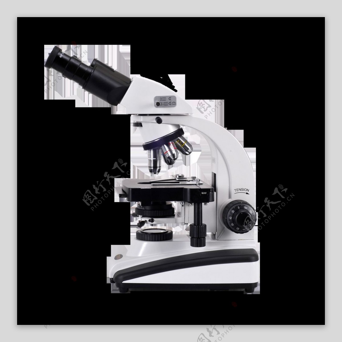 实验课显微镜免抠png透明图层素材