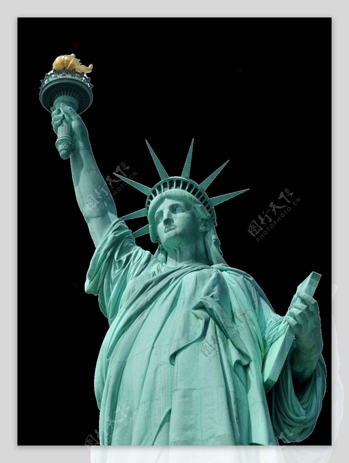 美国自由女神雕像免抠png透明素材