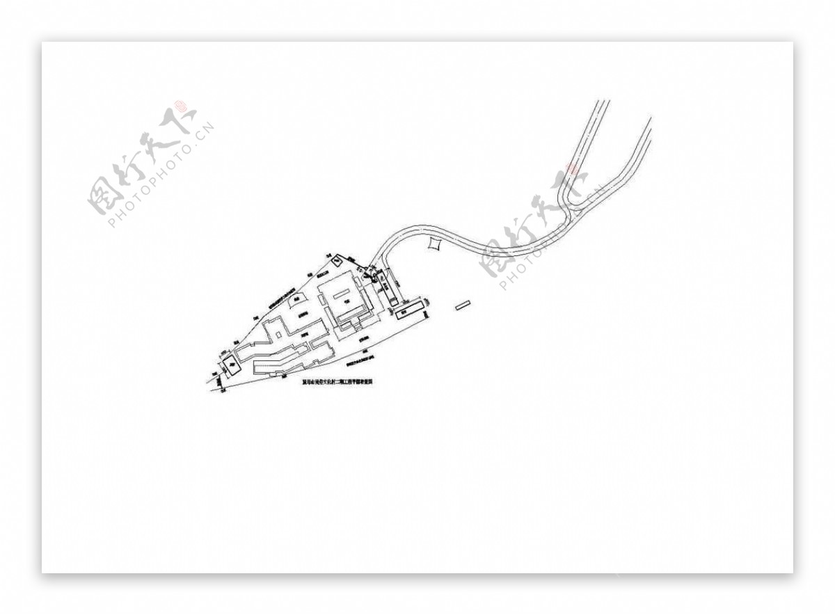 CAD植物园民俗村规划设计平面布置图纸