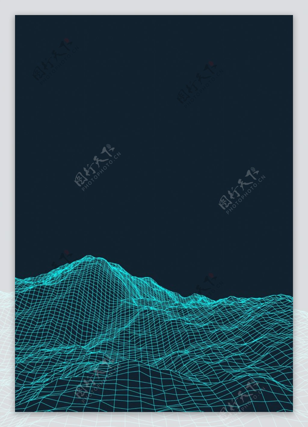 三维立体网格矢量图下载图片素材-编号29030336-图行天下