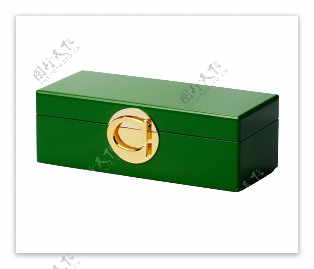 绿色箱子png元素素材