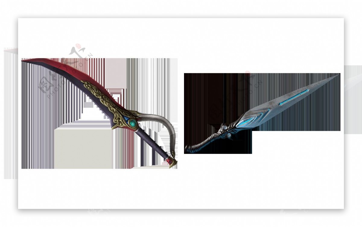 刀剑模型免抠png透明图层素材