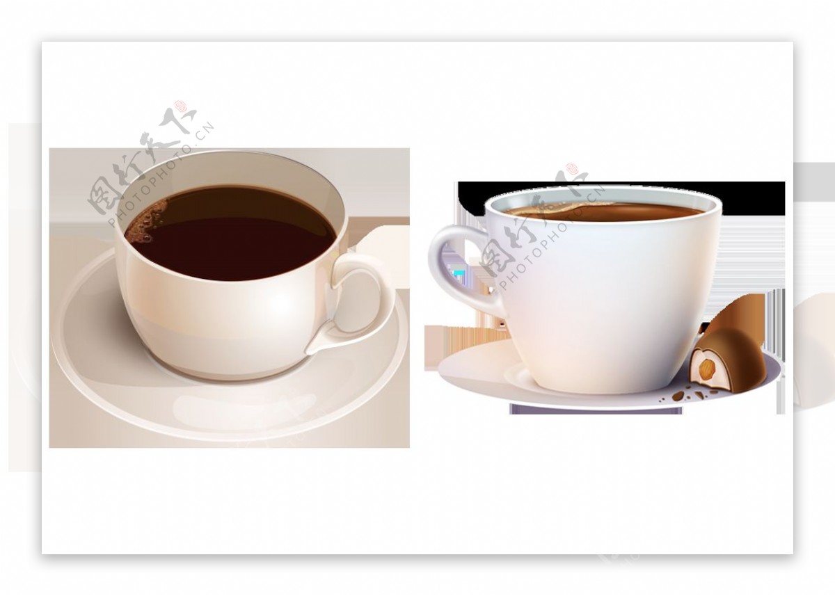 杯子和咖啡免抠png透明图层素材