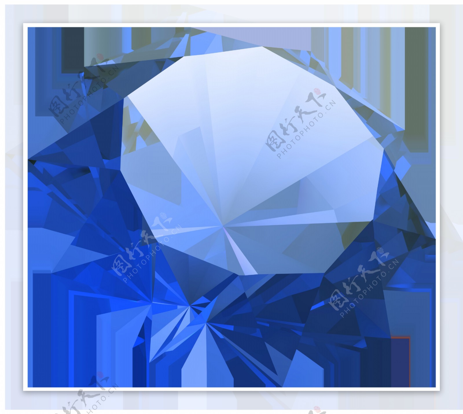 蓝宝石照片免抠png透明图层素材